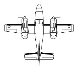 Cessna Chancellor 414A (With Lights)